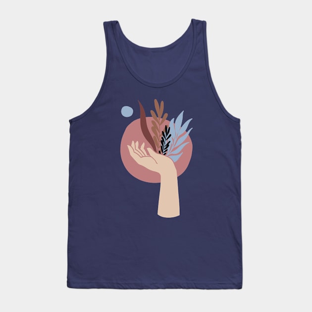 Hand & Sun #2 Tank Top by worldnomadfolk@gmail.com